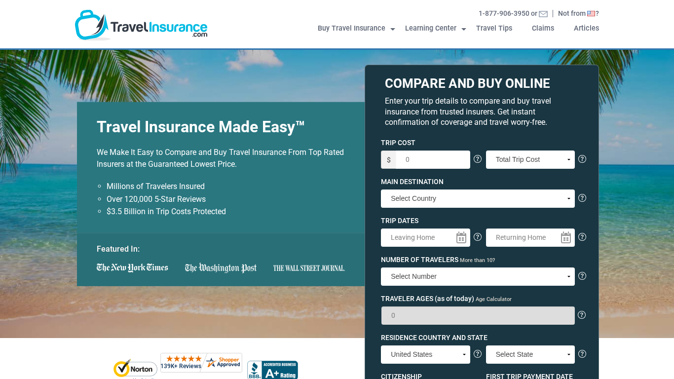 Program partnerski Travelinsurance.com