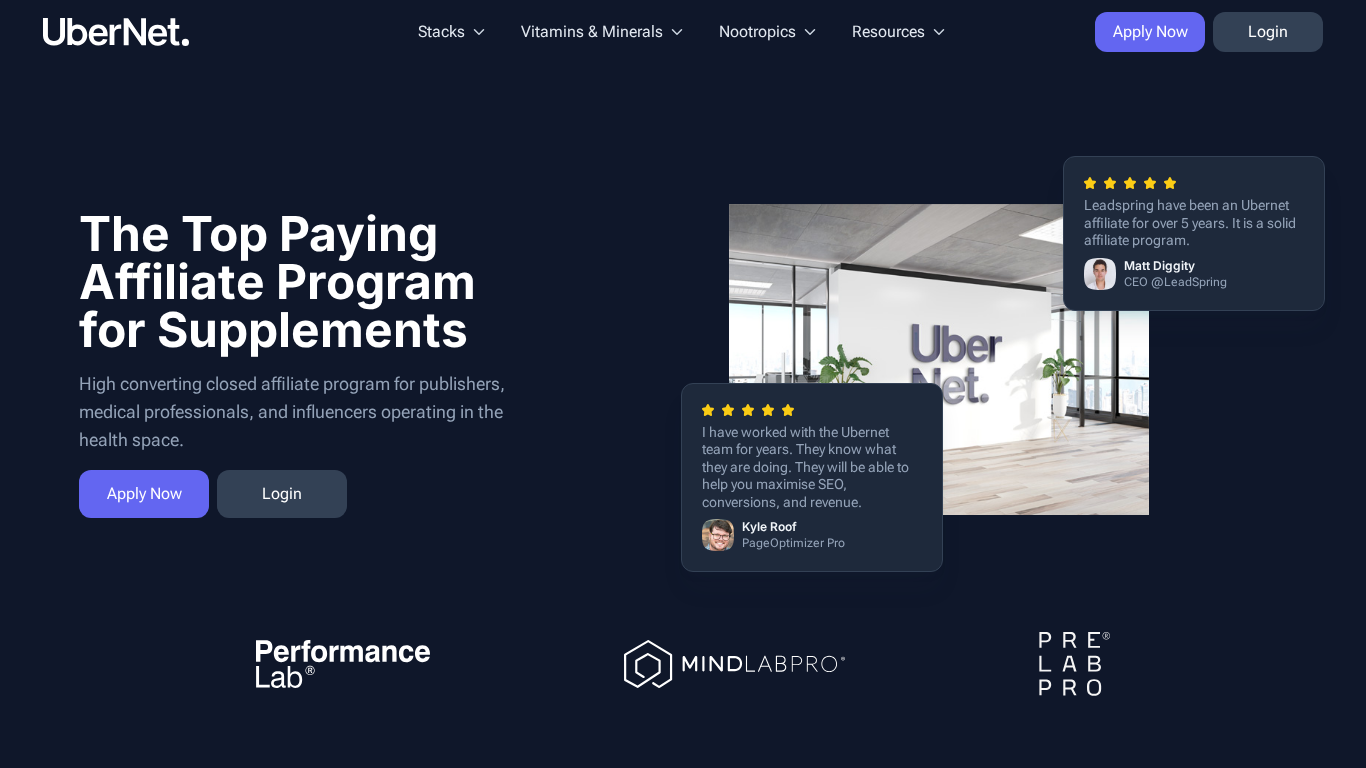 Program partnerski UberNet