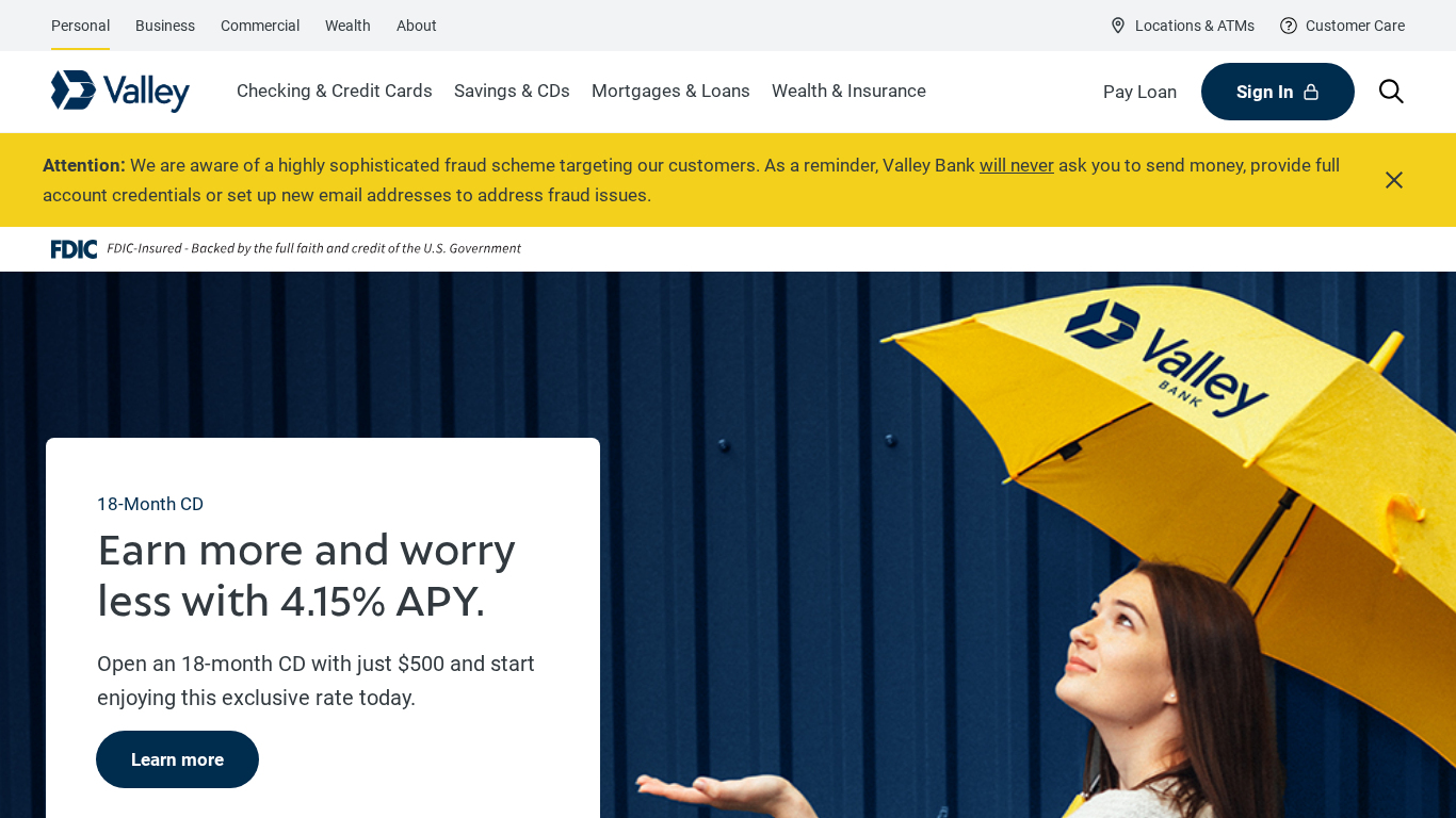 Program partnerski Valley Bank