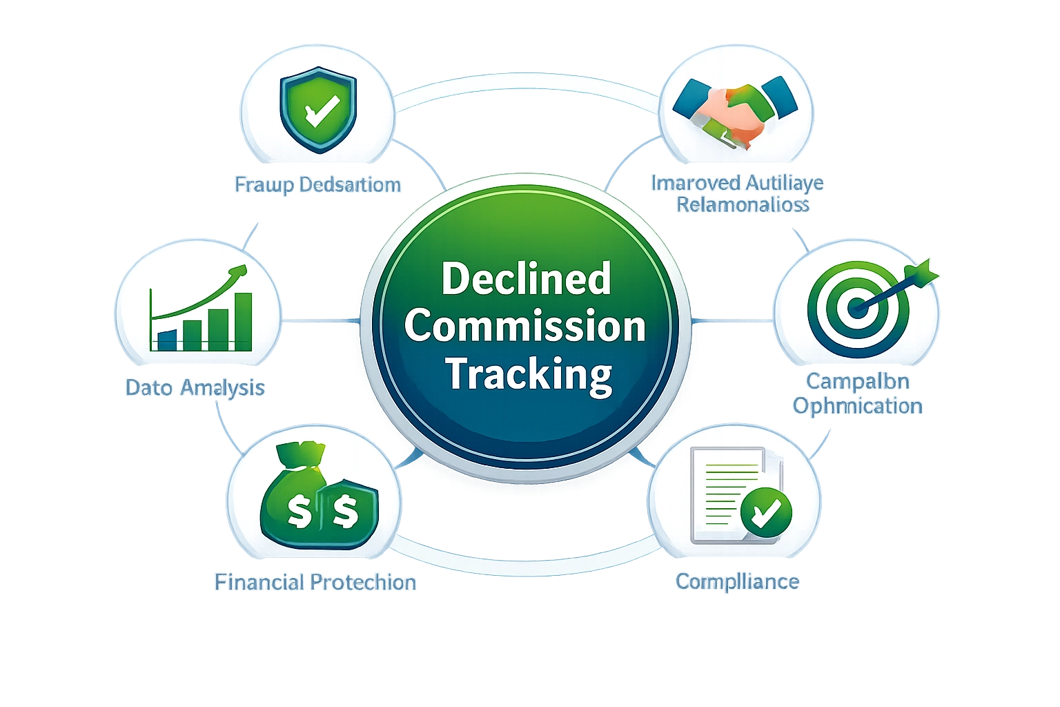 Benefits of declined commission tracking including fraud detection, improved relationships, and data analysis