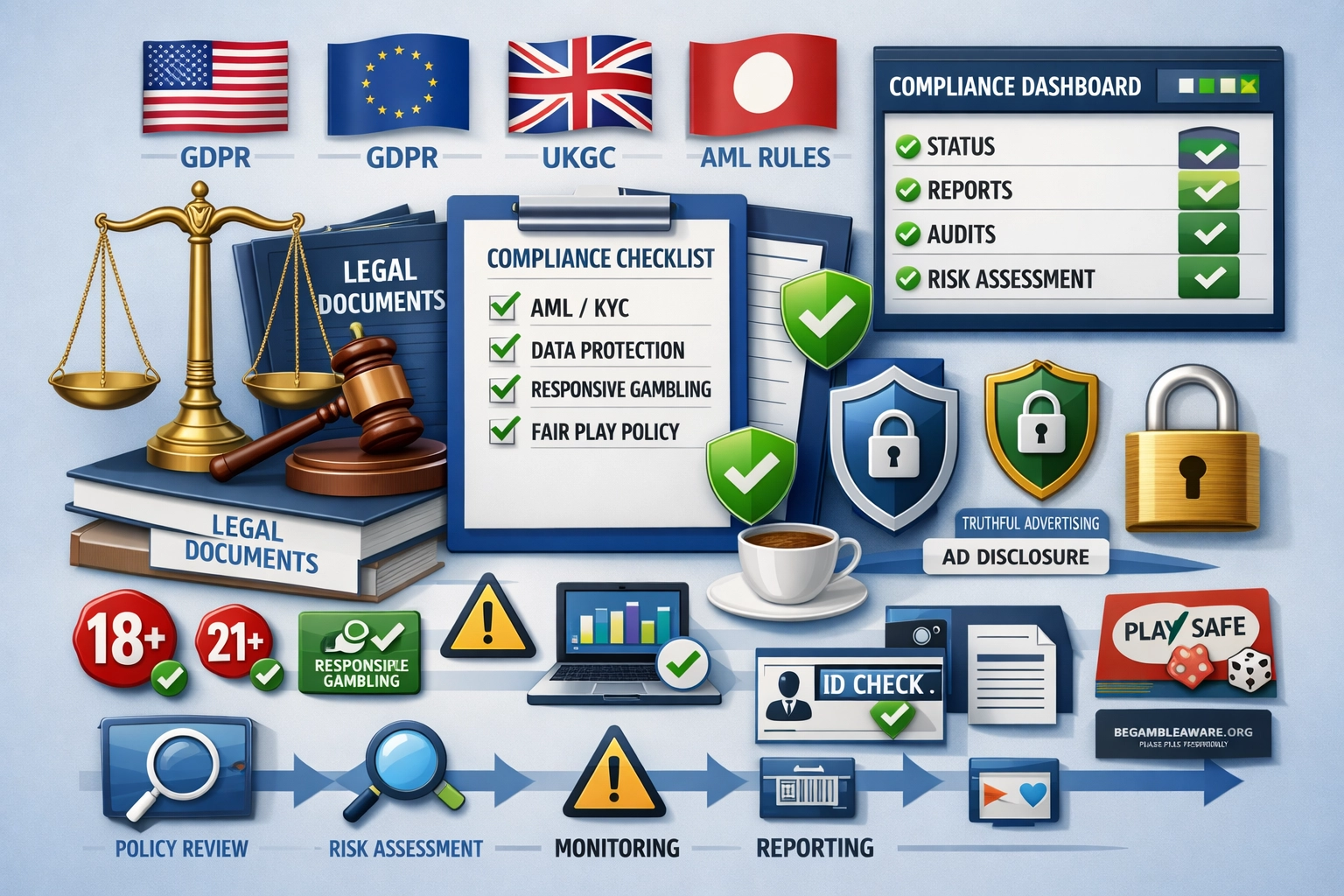 Compliance i ramy prawne dla afiliantów bukmacherskich