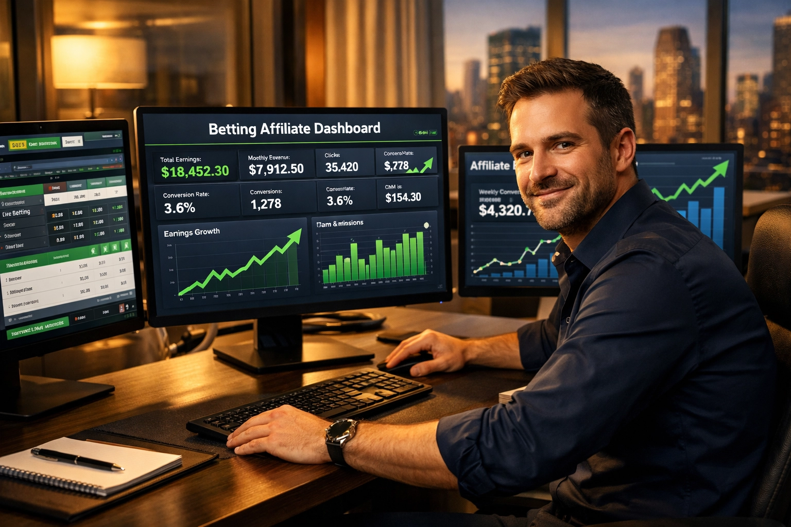 Studium przypadku zarobków afiliacyjnych w branży bukmacherskiej: od 0 do 10 000 $ miesięcznie