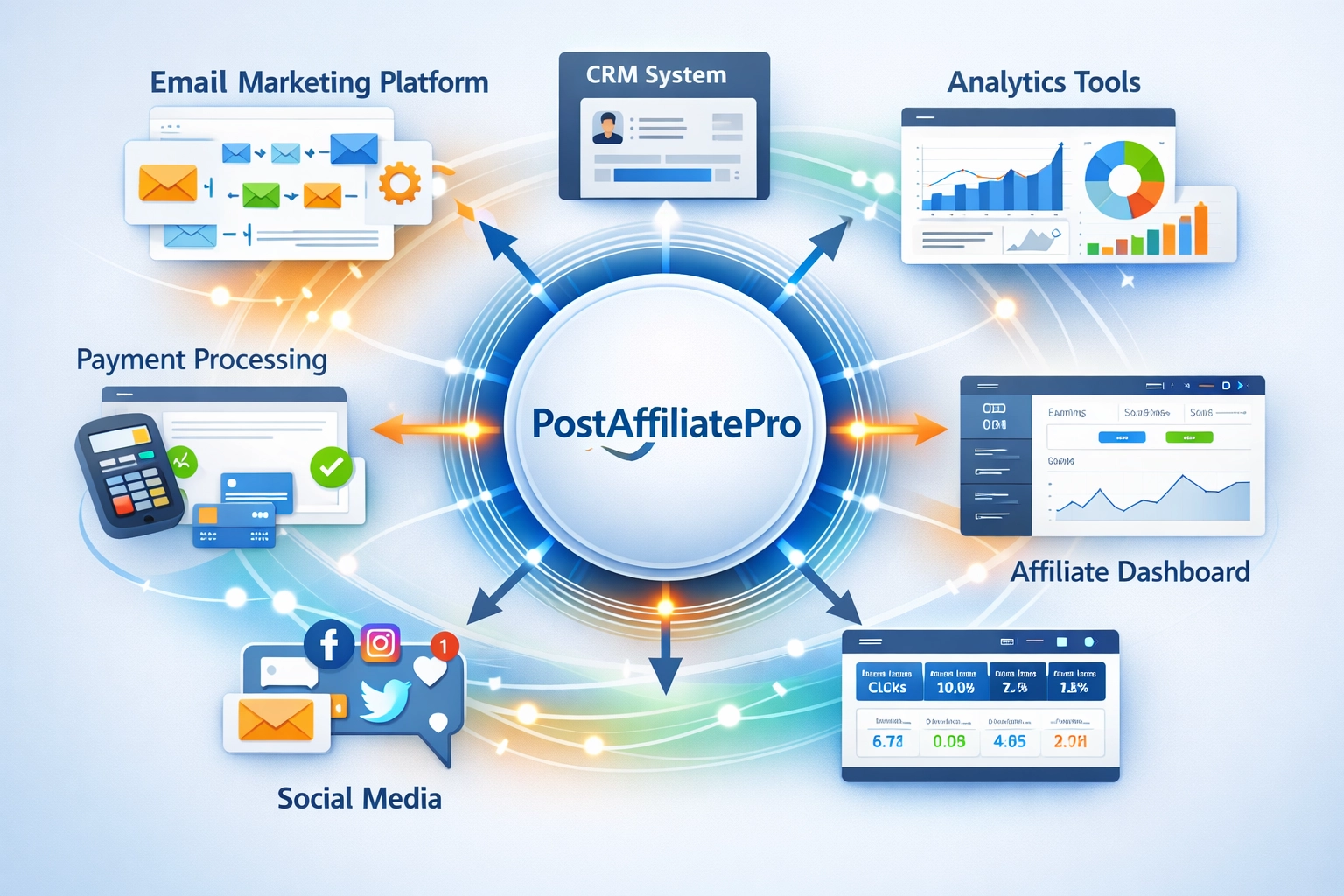 PostAffiliatePro automation and integration features