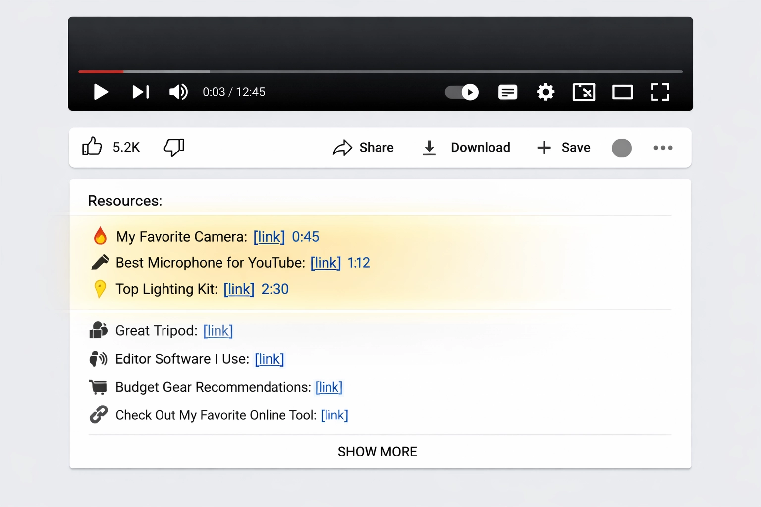 Gdzie umieścić linki afiliacyjne w Twojej treści na YouTube