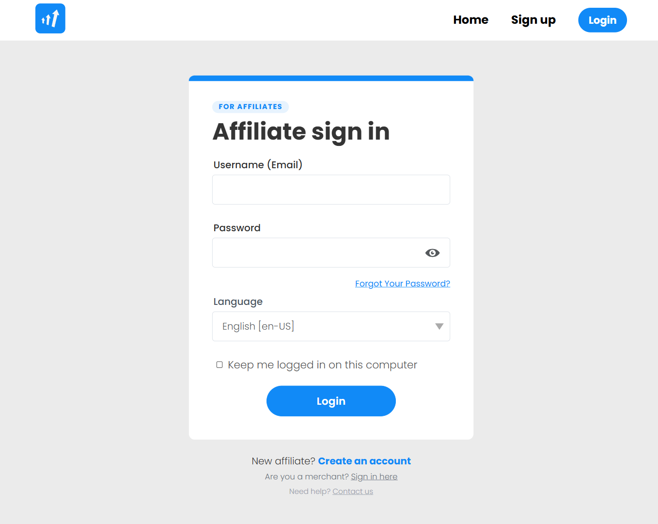 Odświeżony ekran logowania partnera Post Affiliate Pro