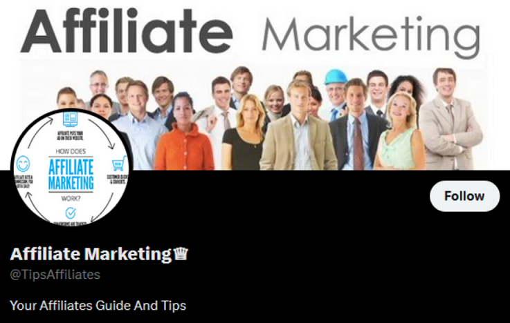 Twitter affiliate marketing