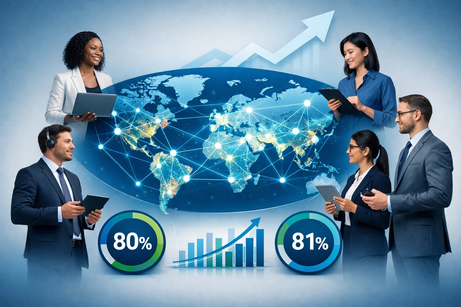 Global affiliate marketing network with interconnected business professionals