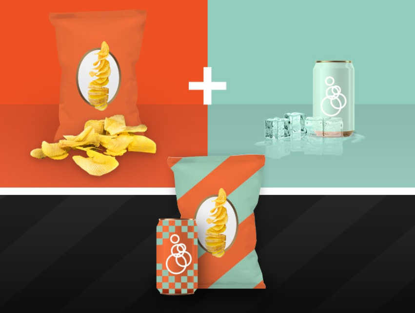 Dwie współpracujące marki