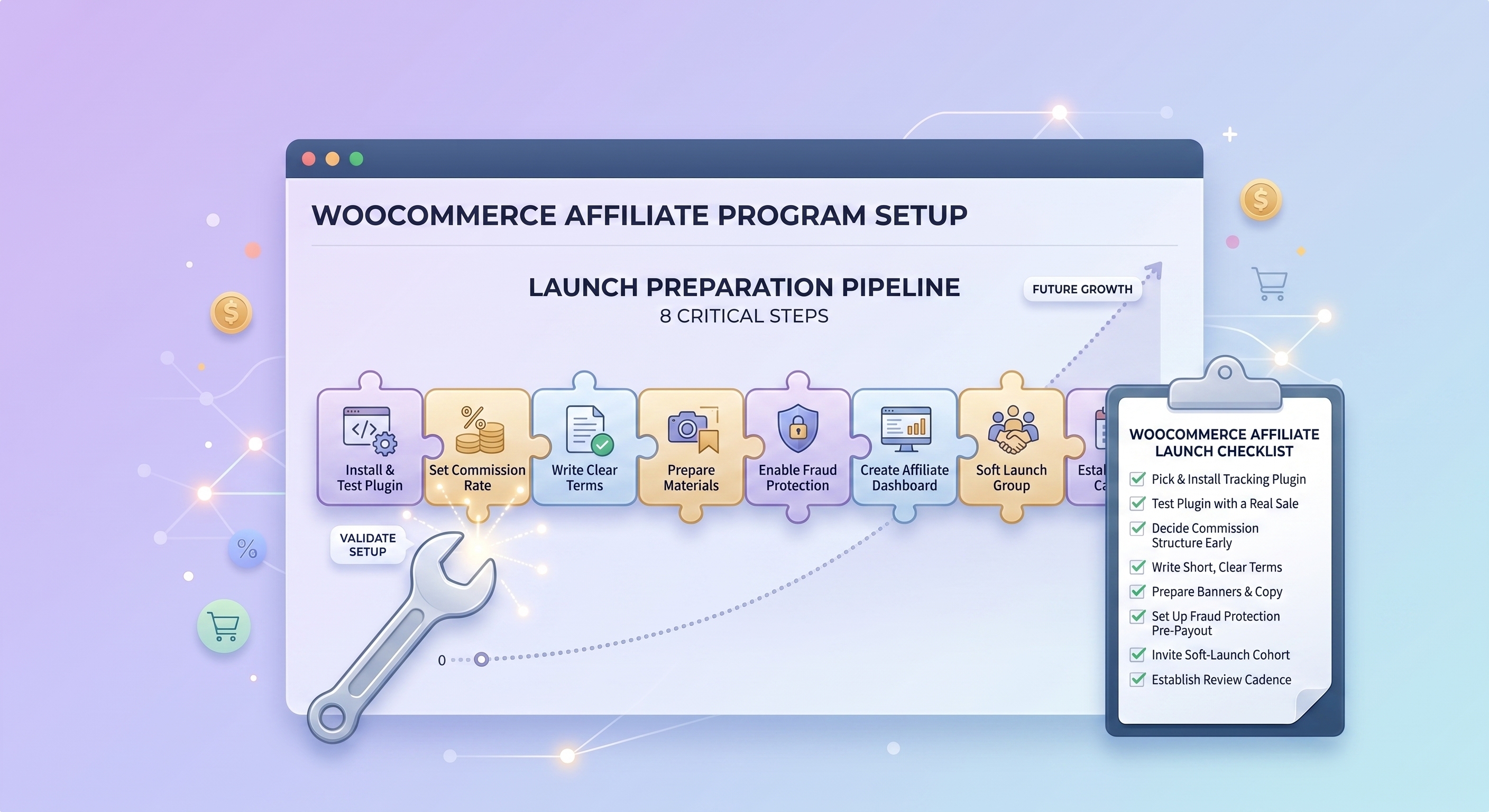 Lista kontrolna uruchamiania programu partnerskiego WooCommerce
