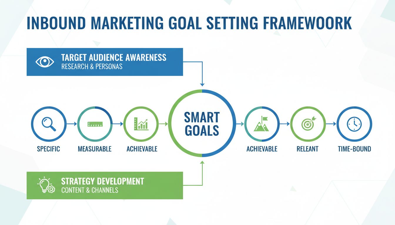 SMART Goals Framework for Inbound Marketing - Specific, Measurable, Achievable, Relevant, Time-bound
