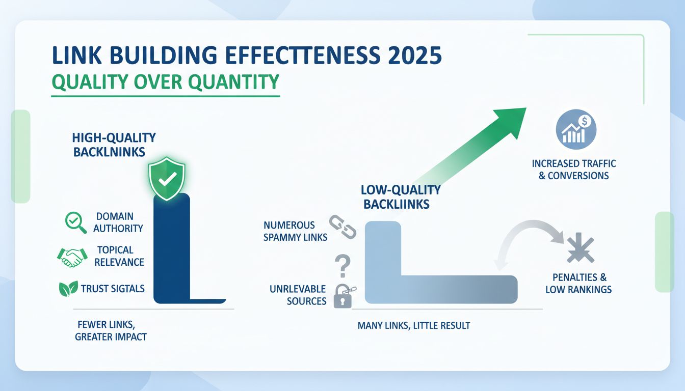 Porównanie skuteczności link buildingu: jakość vs ilość backlinków, autorytet domeny i sygnały zaufania