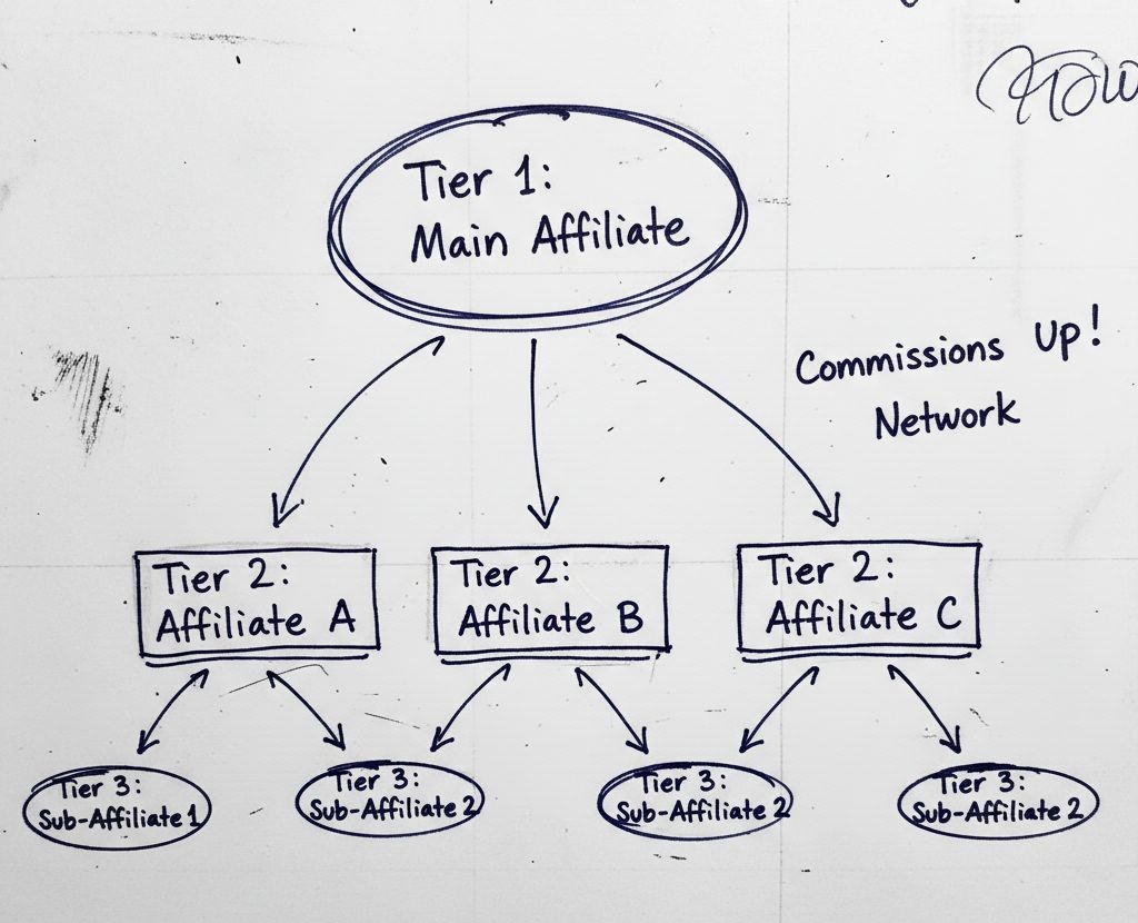 Image of multitier affiliate structure