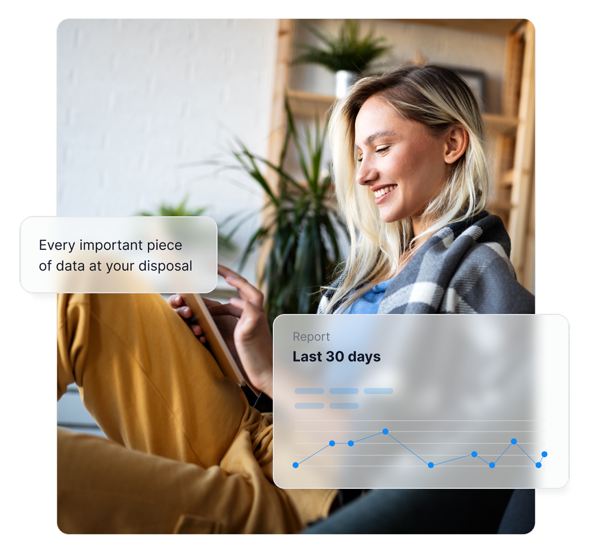 Funkcja raportów trendów w Post Affiliate Pro prezentująca kluczowe wskaźniki, takie jak wyświetlenia, kliknięcia, konwersje i sprzedaż.